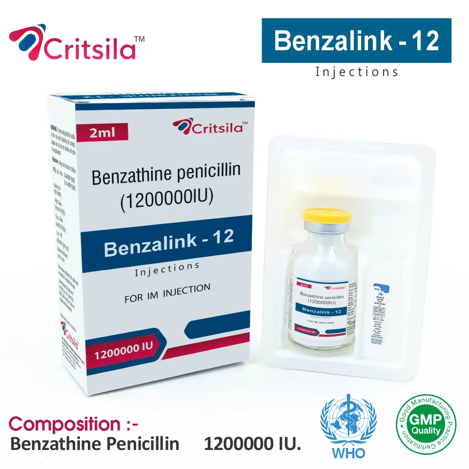 Benzathine Penicillin G 1,200,000 IU Injection Packaging